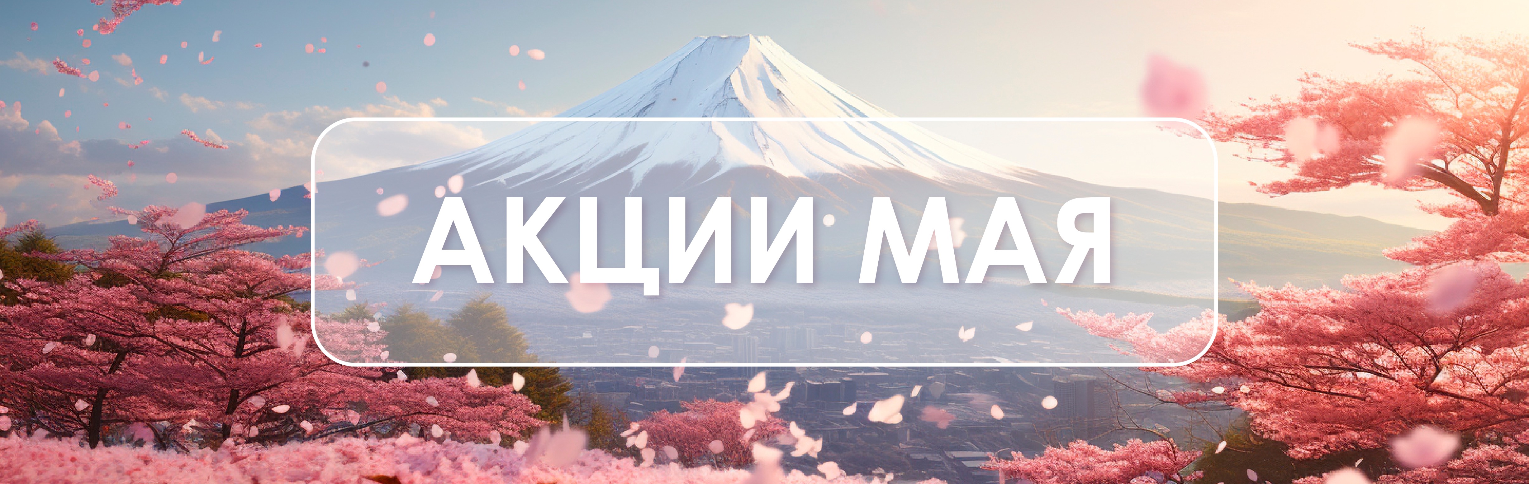 Акции май!